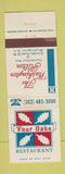Matchbook Cover - Four Oaks Restaurant Washington DC