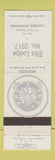 Matchbook Cover - Elks Lodge Lander WY