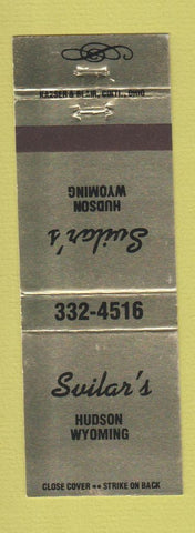 Matchbook Cover - Svilar's Hudson WI