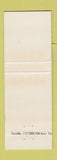 Matchbook Cover - Crosswinds Rainbow Vending Riverton WY TEAL WEAR