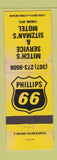 Matchbook Cover - Mitch's Phillips 66 oil gas Sitzman's Motel Farson WY WEAR