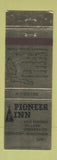 Matchbook Cover - Pioneer Inn Oshkosh WI