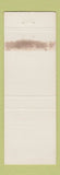 Matchbook Cover - Rusch's Kimberly Bowling WI YELLOW WEAR