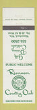 Matchbook Cover - Rivermoor Country Club Waterford WI