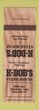 Matchbook Cover - K-Bob's Steak House Sweetwater TX