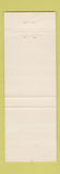 Matchbook Cover - Hillwood Market Nashville TN RED WEAR