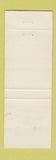 Matchbook Cover - HIllwood Market Nashville TN BLUE WEAR