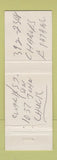 Matchbook Cover - Town Tavern Lancaster PA