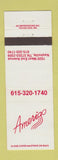 Matchbook Cover - Amerigo Nashville TN
