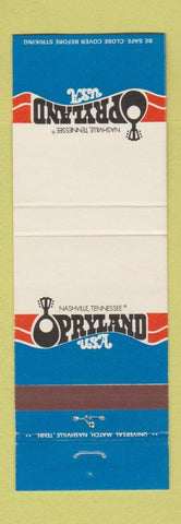 Matchbook Cover - Opryland USA Nashville TN