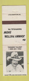 Matchbook Cover - Johnny Patton Show Nashville TN WORN