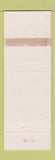 Matchbook Cover - Bulova Watches Bill Wiesner Jewelry Madison WI