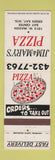Matchbook Cover - Jim & Mary's Pizza Green Bay WI