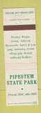 Matchbook Cover - Pipestem State Park Pipestem WV