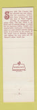 Matchbook Cover - The Country Inn Berkeley Springs WV