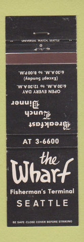 Matchbook Cover - The Wharf Restaurant Seattle WA