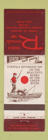 Matchbook Cover - Tukwila Riverside Inn Tukwila WA WEAR