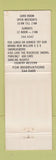 Matchbook Cover - Tukwila Riverside Inn Tukwila WA WEAR