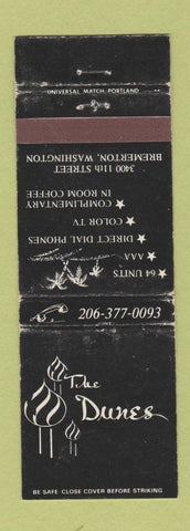 Matchbook Cover - The Dunes Bremerton WA WORN