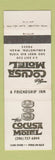 Matchbook Cover - Cocusa Motel Burlington WA