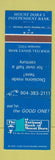 Matchbook Cover - 1st National Bank Mount Dora FL