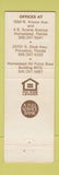 Matchbook Cover - First National Bank Homestead FL #2 BROWN