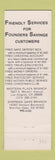 Matchbook Cover - Founders Savings Los Angeles CA WEAR