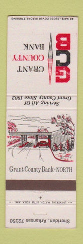 Matchbook Cover - Grant County Bank Sheridan AR