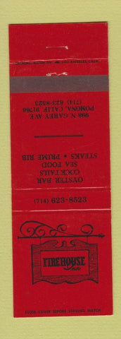 Matchbook Cover - Firehouse Inn Pomona CA