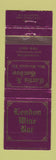Matchbook Cover - London Wine Bar San Francisco CA WEAR