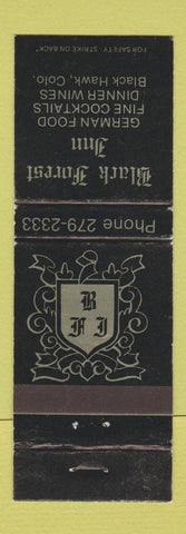 Matchbook Cover - Black Forest Inn German Black Hawk Colorado