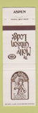 Matchbook Cover - Molly Gibson Lodge Aspen Colorado