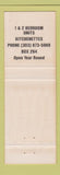 Matchbook Cover - Foothill Lodge Hungry Logger South Fork Colorado WEAR
