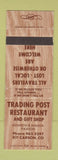 Matchbook Cover - Trading Post Restaurant Kit Carson Colorado WEAR