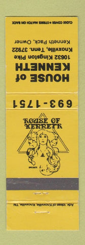 Matchbook Cover - House of Kenneth Knoxville TN girlie