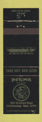 Matchbook Cover - Peking Restaurant Chinese Chattanooga TN WEAR BLACK