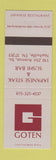 Matchbook Cover - Goten Japanese Steak Sushi Bar Nashville TN
