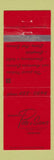 Matchbook Cover - Bomarito's Pete & Sam's Italian Restaurant Memphis TN WEAR