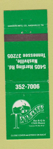Matchbook Cover - Tennessee BBQ Chili House Nashville TN WEAR
