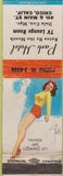 Matchbook Cover - Park Hotel Chicago CA pinup WEAR
