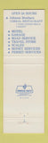 Matchbook Cover - Clearfield Auto Truck Plaza Clearfield PA