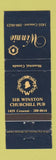 Matchbook Cover - Winnie Sir Winston Churchill Pub Montreal QC WEAR