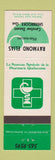 Matchbook Cover - Raymond Elias Drug Sherbrooke QC