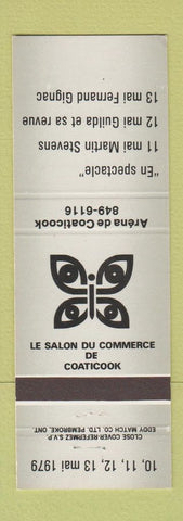 Matchbook Cover - Le Salon Du Commerce de Coaticook QC