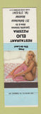 Matchbook Cover - Restaurant Elio Pizza Montreal QC pinup