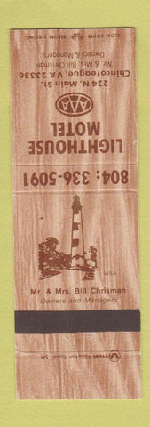 Matchbook Cover - Lighthouse Motel Chincoteague VA