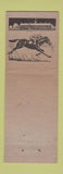 Matchbook Cover Kentucky Turf Exchange Santa Ana Turf Horse Racing gambling WORN