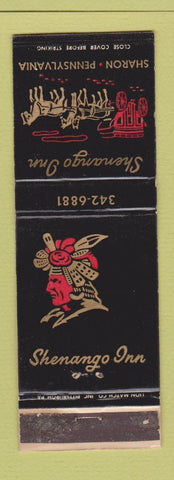 Matchbook Cover - Shenango Inn Sharon PA WEAR
