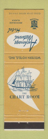 Matchbook Cover - Anchorage Westward Hotel Anchorage AK Chart Room