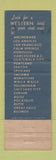 Matchbook Cover - Anchorage Westward Hotel Anchorage AK Chart Room